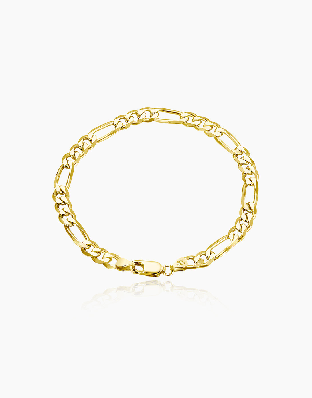 18k gold Figaro Bracelet