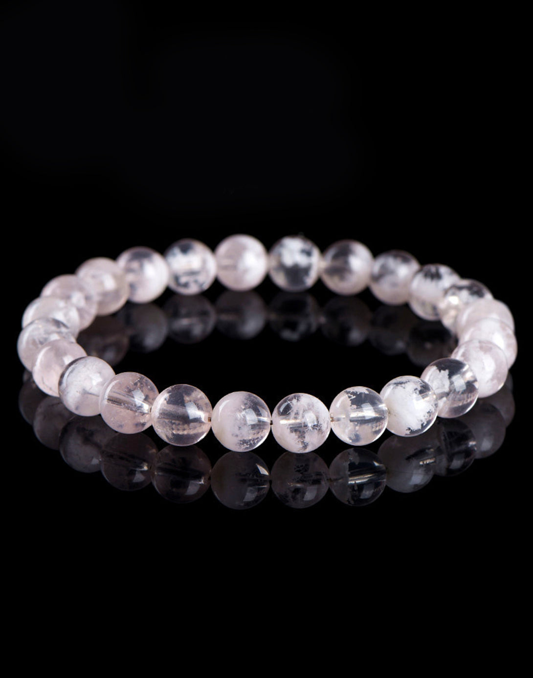 Snowflake Phantom Quartz Bracelet