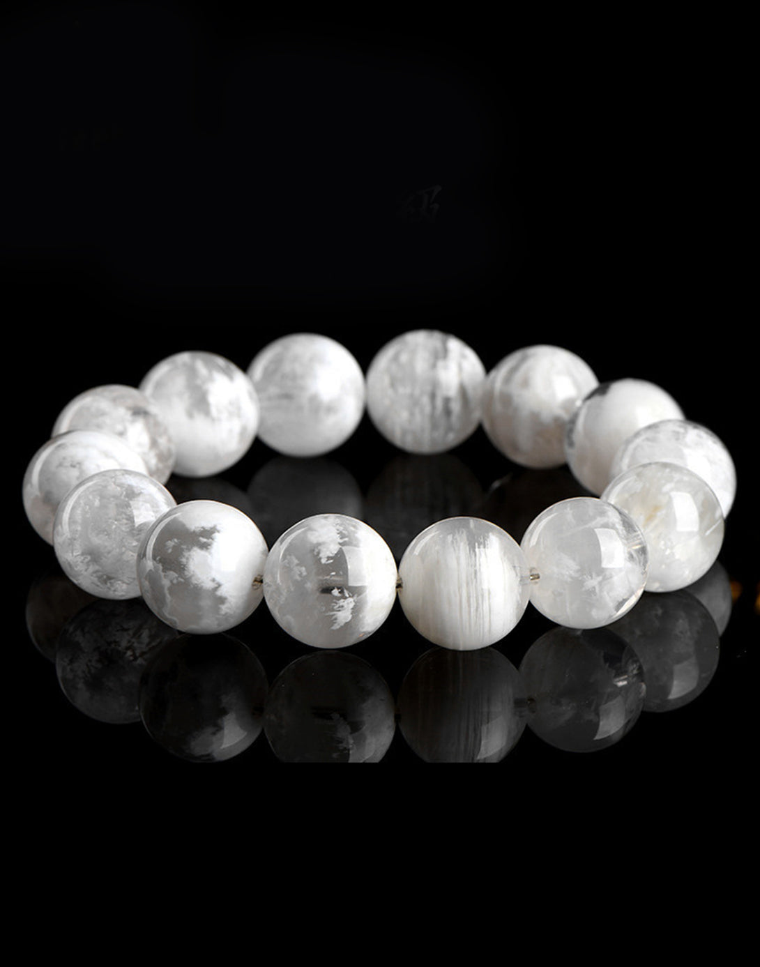 Snowflake Phantom Quartz Bracelet