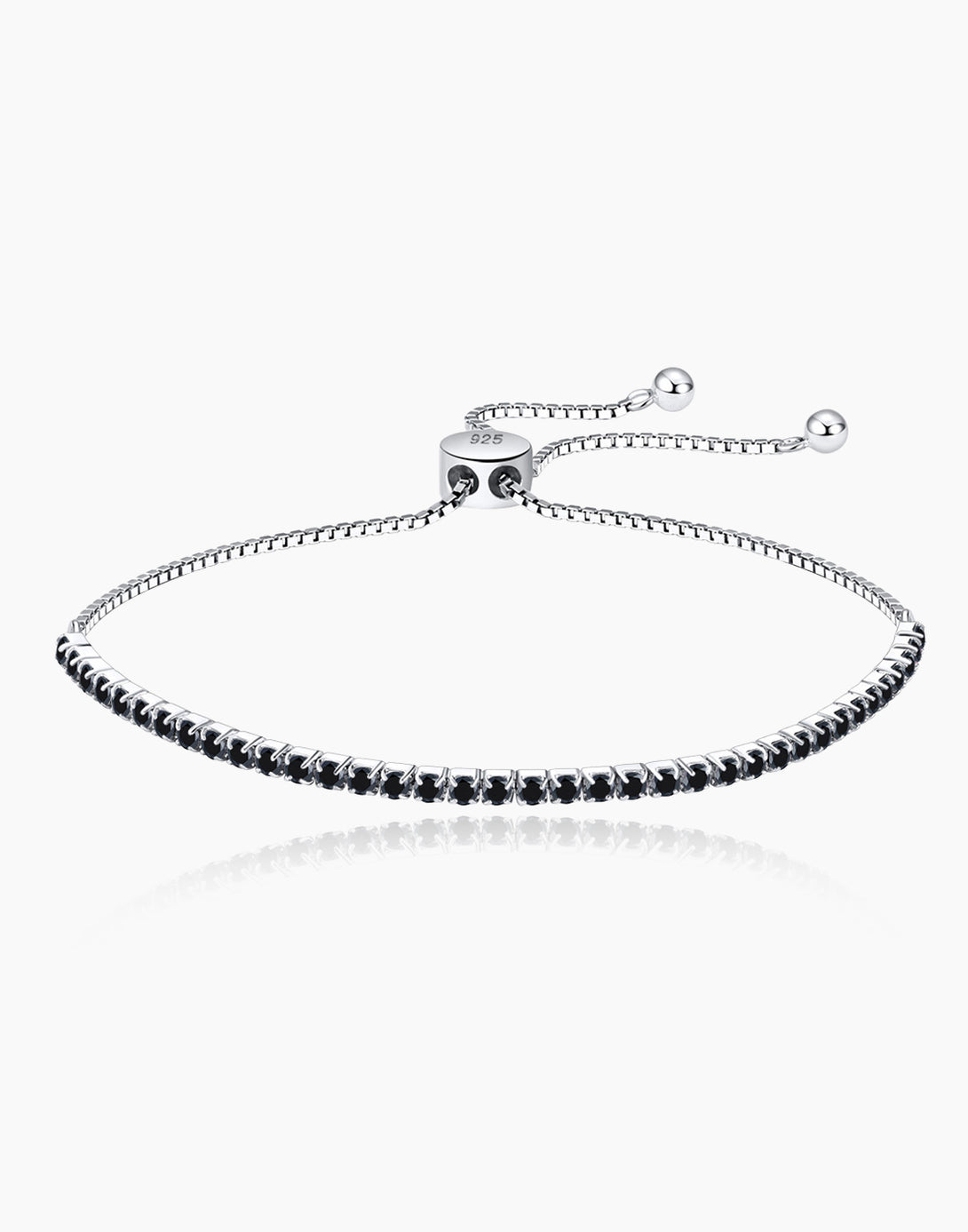 Black Tennis Bracelet