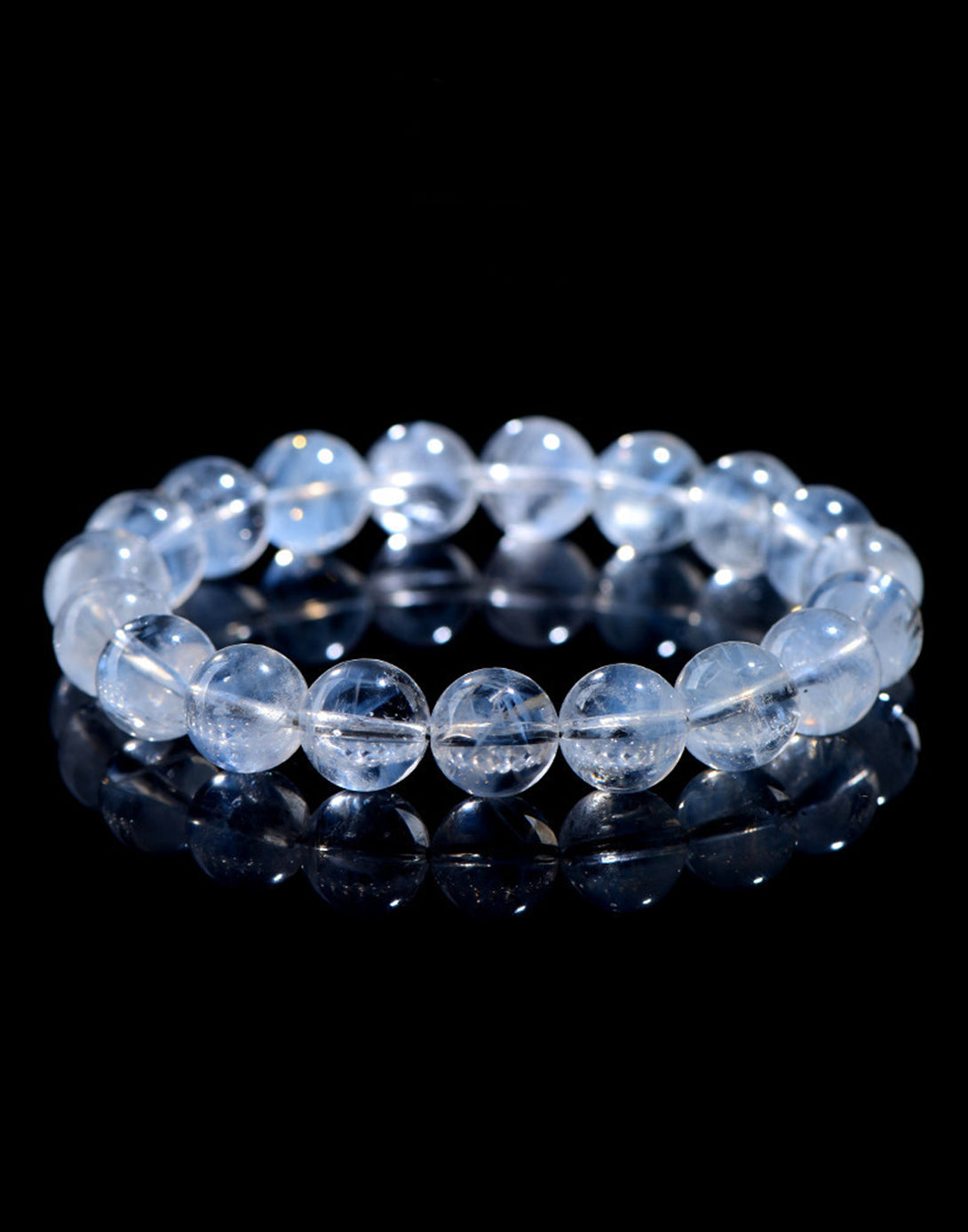 Blue Needle Quartz Crystal Bracelets