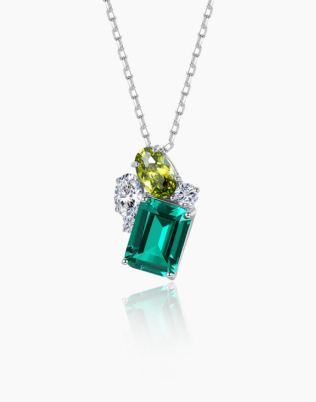 Emerald Birthstone Necklace