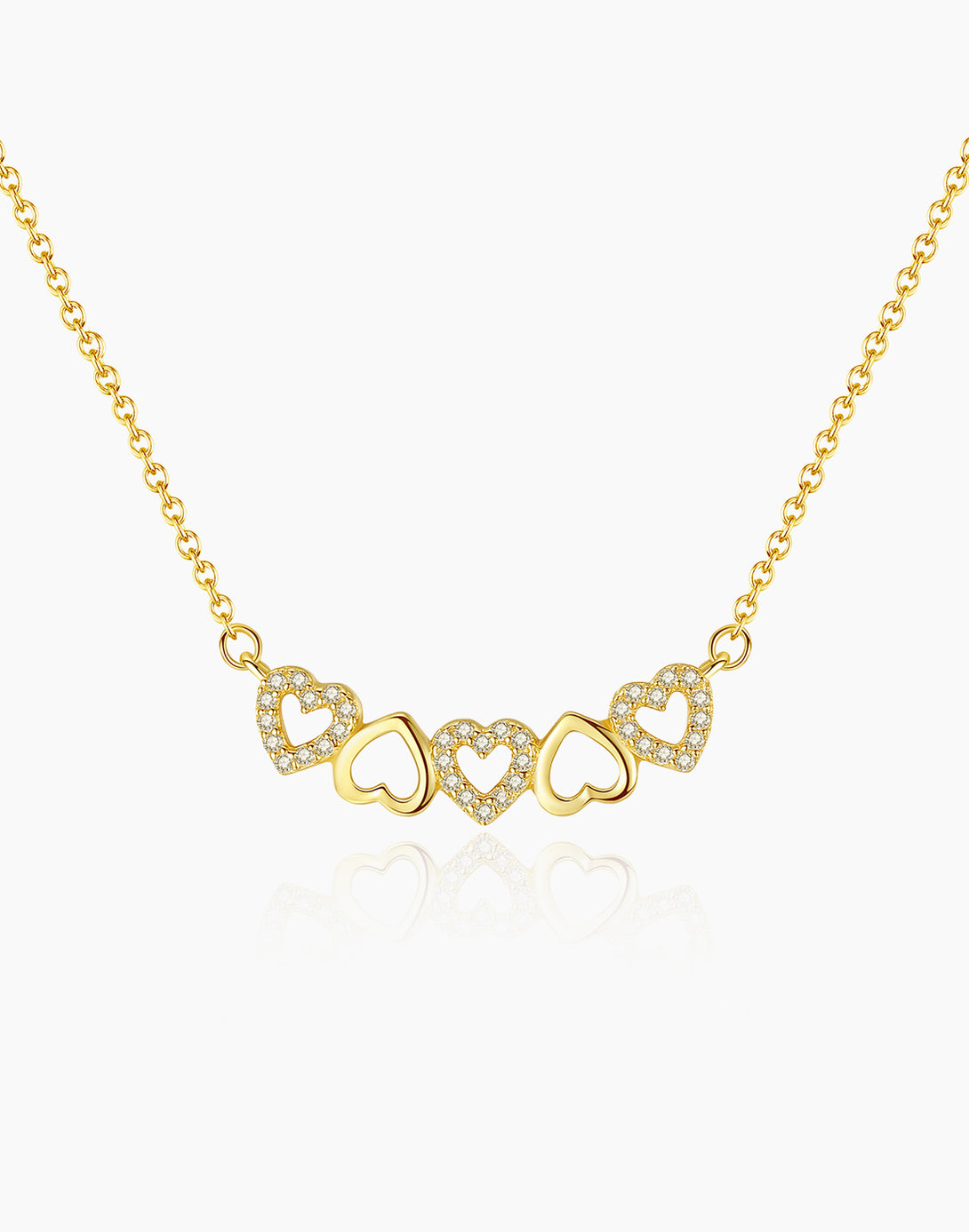 Heart-Linked-Necklace