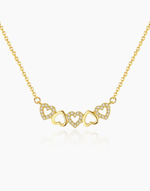 Heart-Linked-Necklace