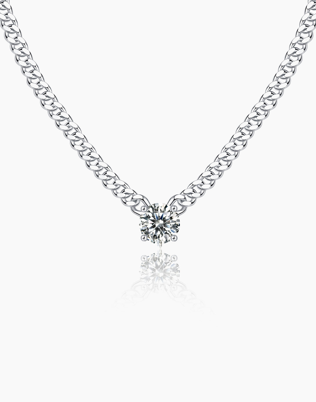 Moissanite Cuban Necklace