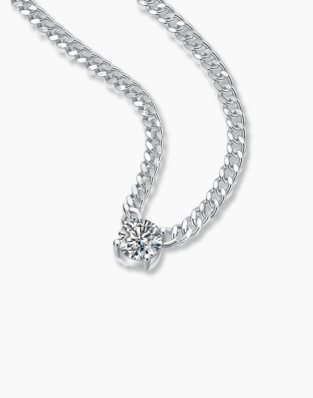 Moissanite Cuban Necklaces