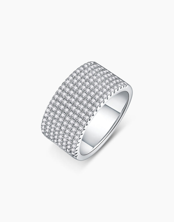 Purely Pavé Domed Ring