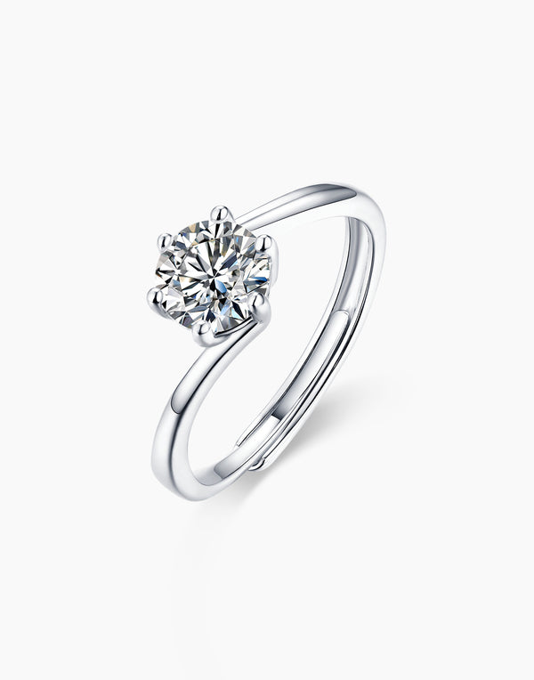 Six-Prong Solitaire Engagement Ring