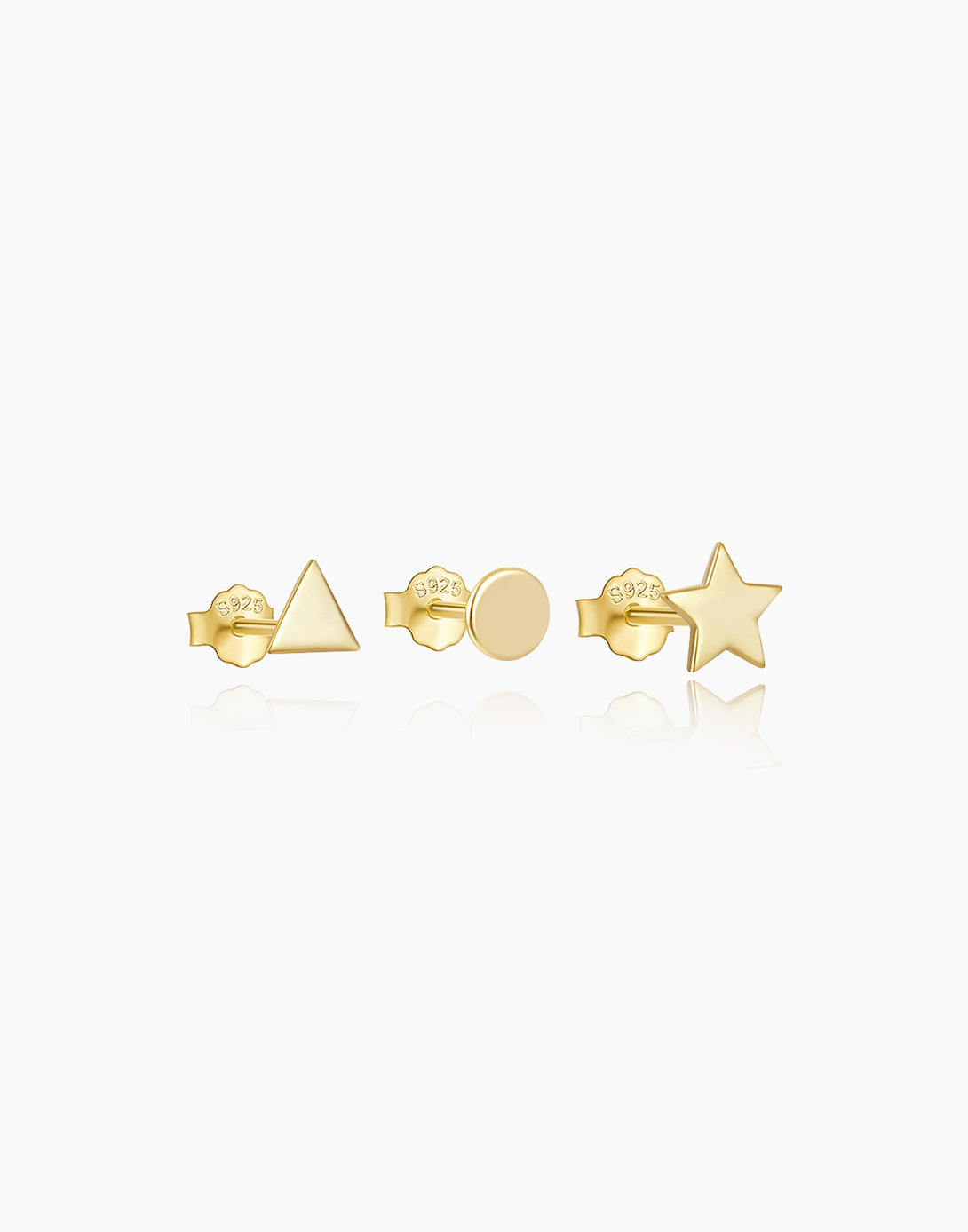 Star Stud Earrings Set