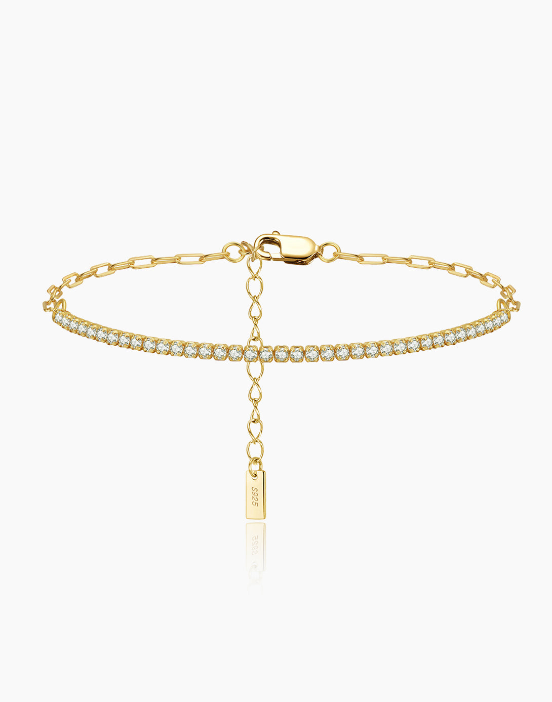 gold Tennis Chain Bracelet